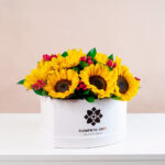 Box Corazón Girasoles