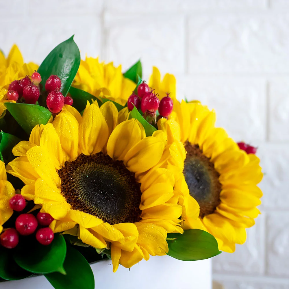 Box Corazón Girasoles - Imagen 3