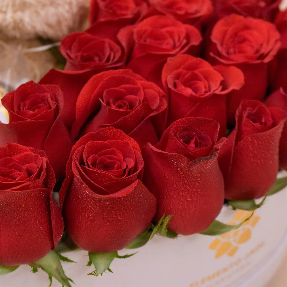 Box Corazón Rosas + Cadena de Plata + Vino Intipalka - Imagen 3