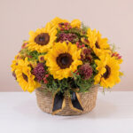 Cesto de Girasoles Premium