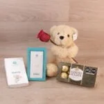 Pack Osito Tierno y Cadena de Plata 925