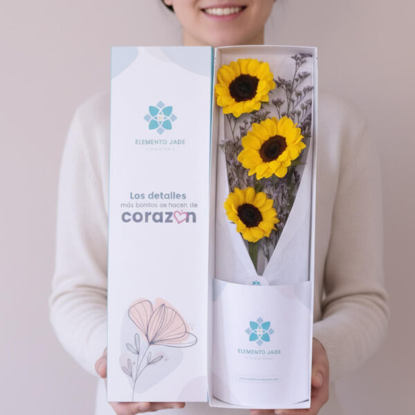 Caja Girasoles Premium