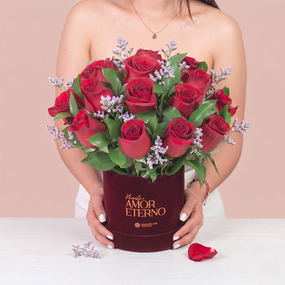 Box Love Rosas