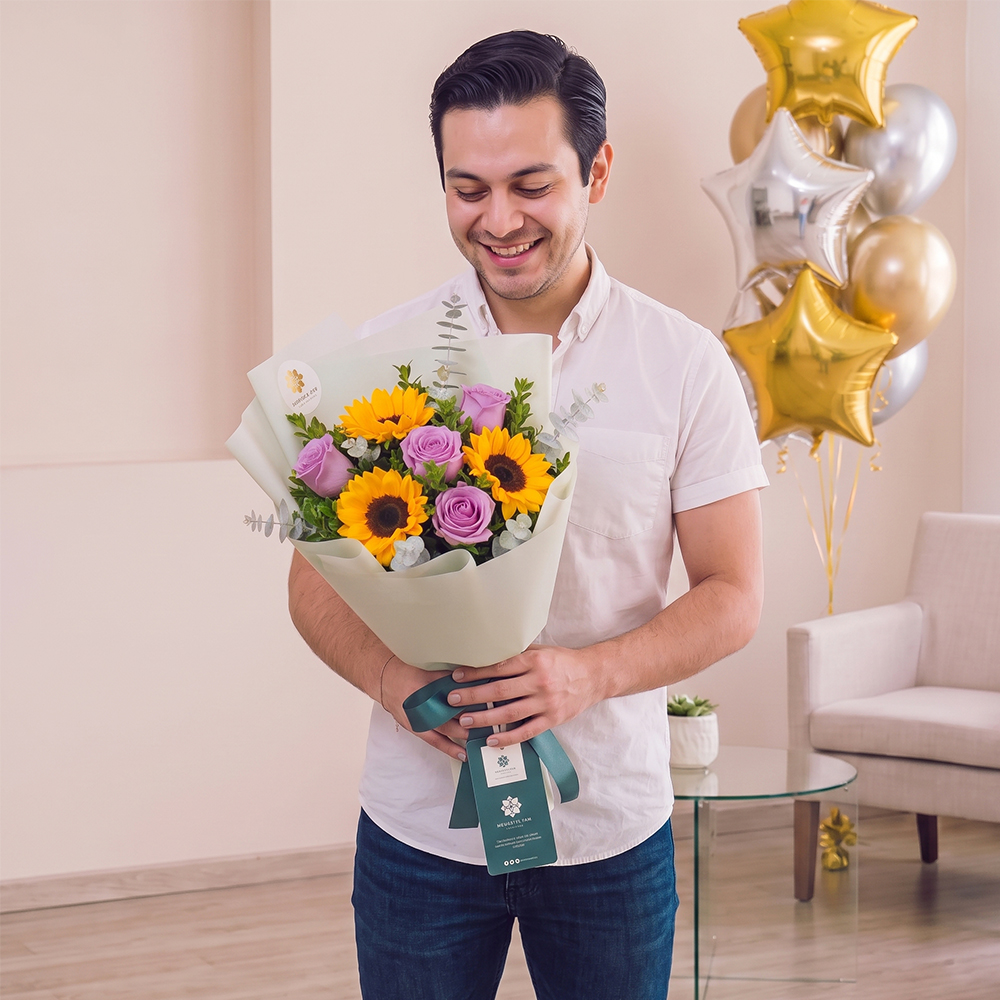 Ramo Shine de Flores Amarillas - Imagen 2